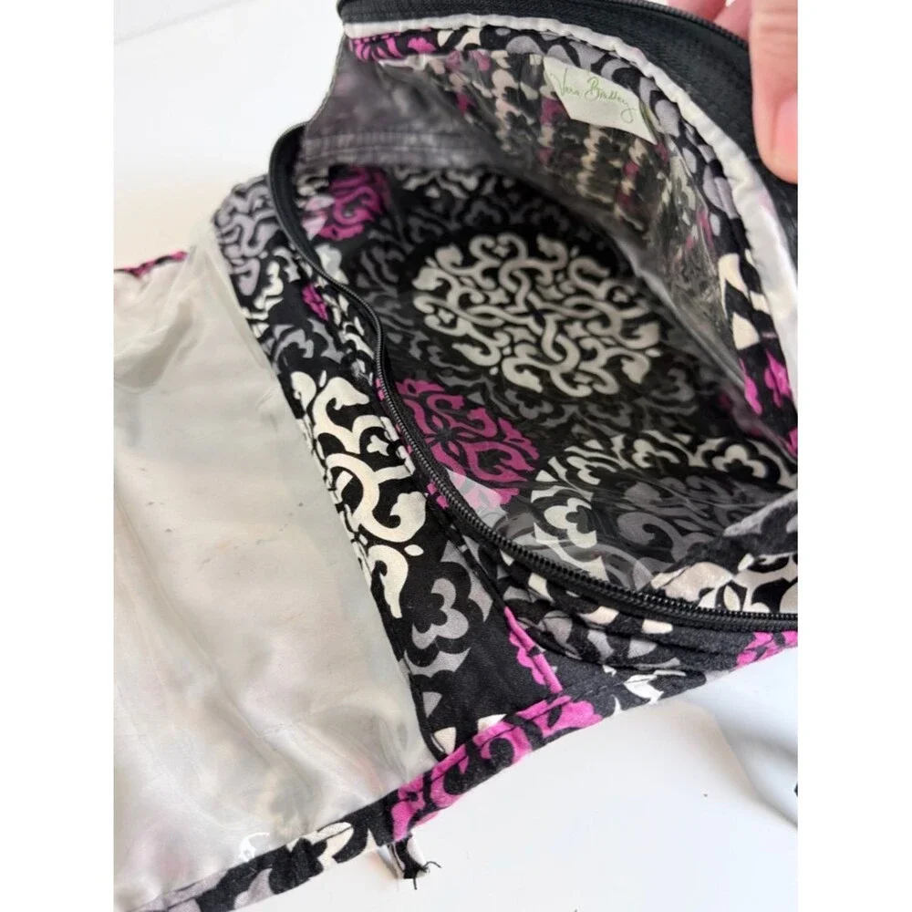 Vera Bradley Travel Hanging Cosmetic Case Scroll Medallion